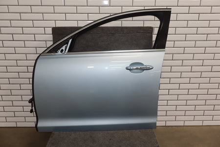 2010-2013 Jaguar XJ L Portfolio Left Front Door Rhodium Silver RDSL