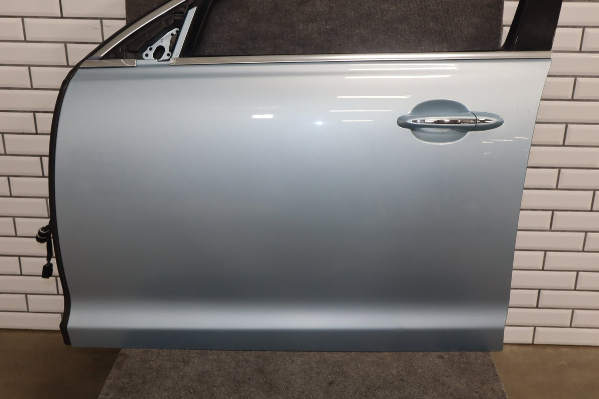 2010-2013 Jaguar XJ L Portfolio Left Front Door Rhodium Silver RDSL
