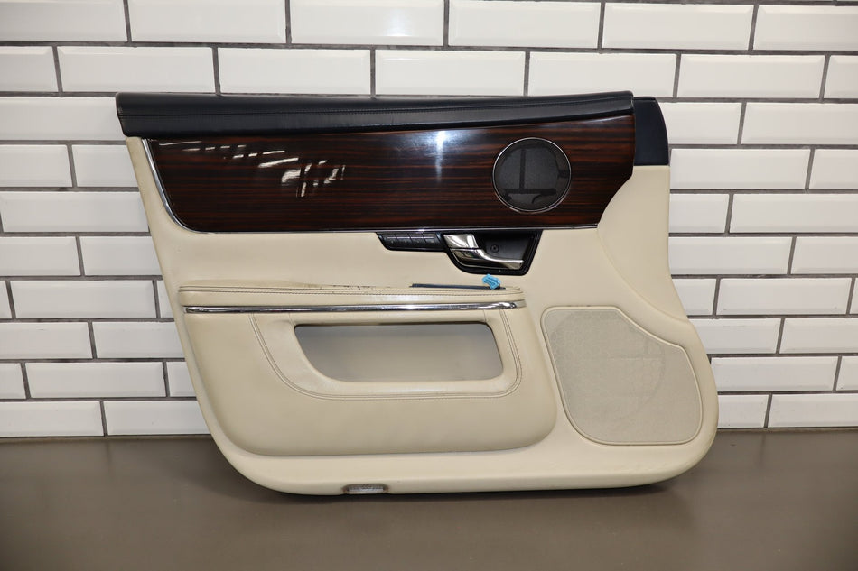 2010-2013 Jaguar XJ L Portfolio Left Front Interior Trim Panel Ivory IVNA
