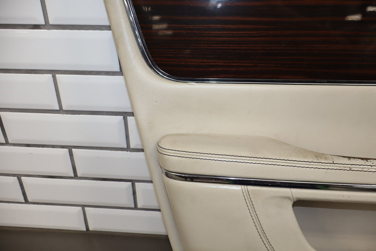 2010-2013 Jaguar XJ L Portfolio Left Front Interior Trim Panel Ivory IVNA