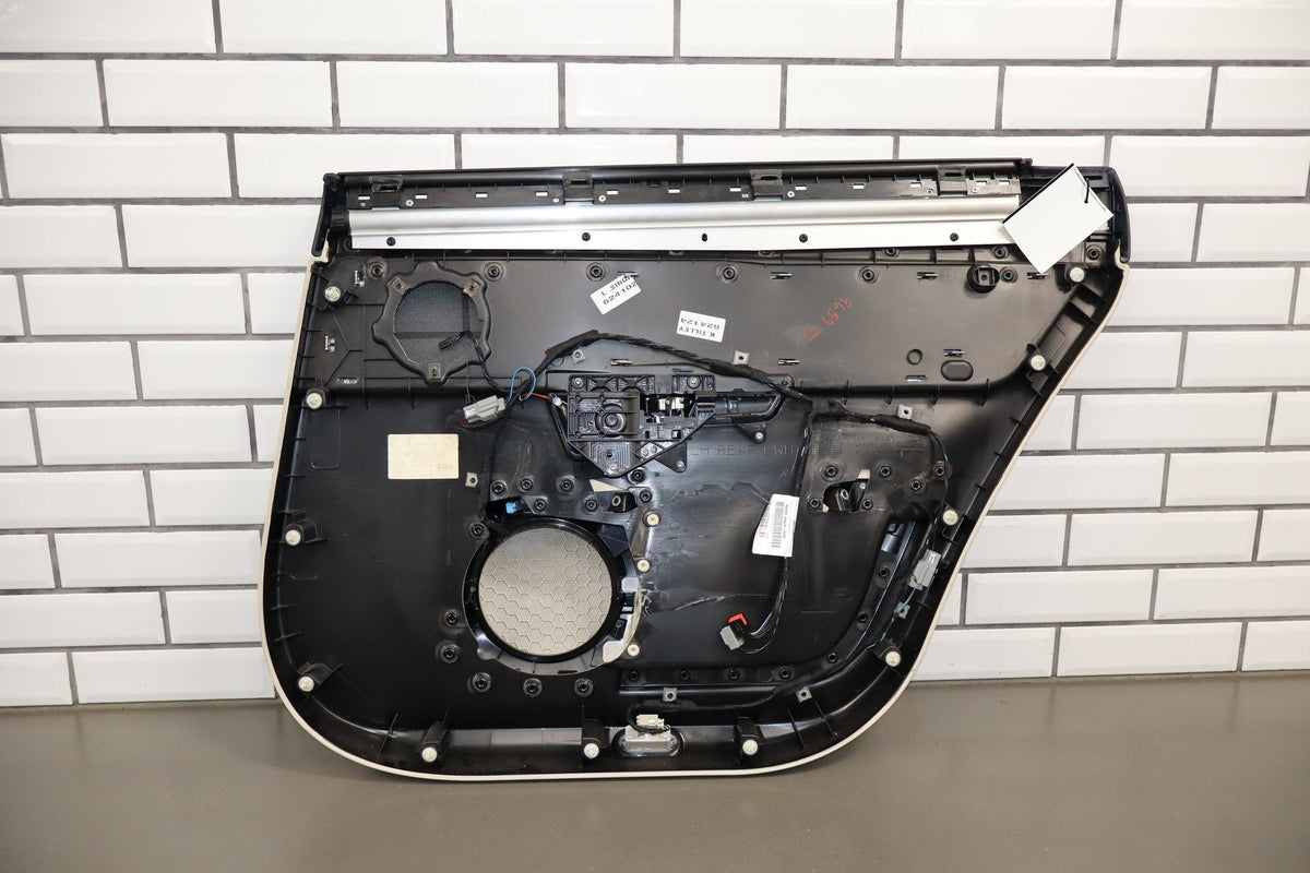 2010-2013 Jaguar XJ L Portfolio Left Rear Door Panel Ivory IVNA