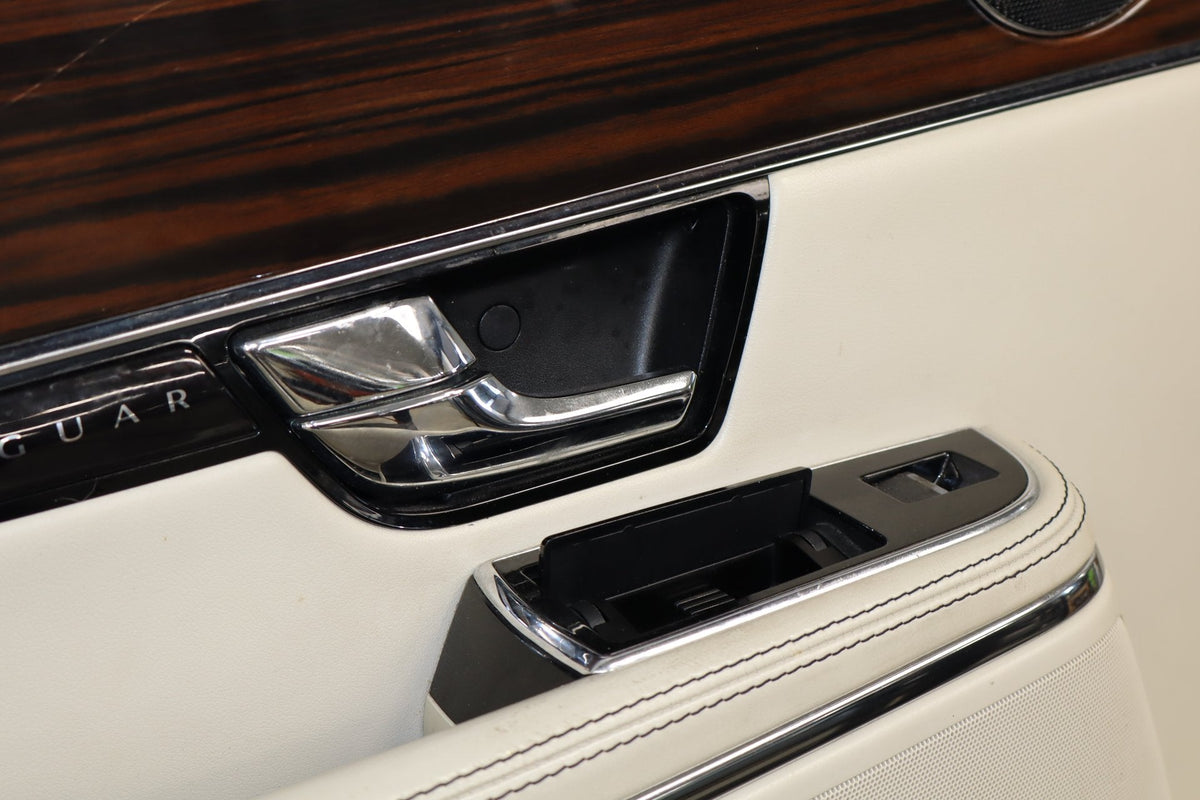 2010-2013 Jaguar XJ L Portfolio Left Rear Door Panel Ivory IVNA