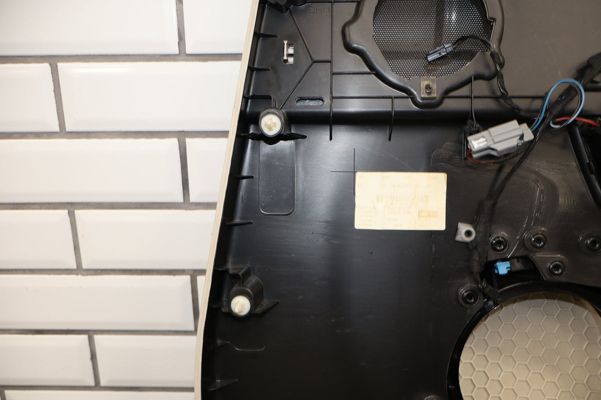 2010-2013 Jaguar XJ L Portfolio Left Rear Door Panel Ivory IVNA