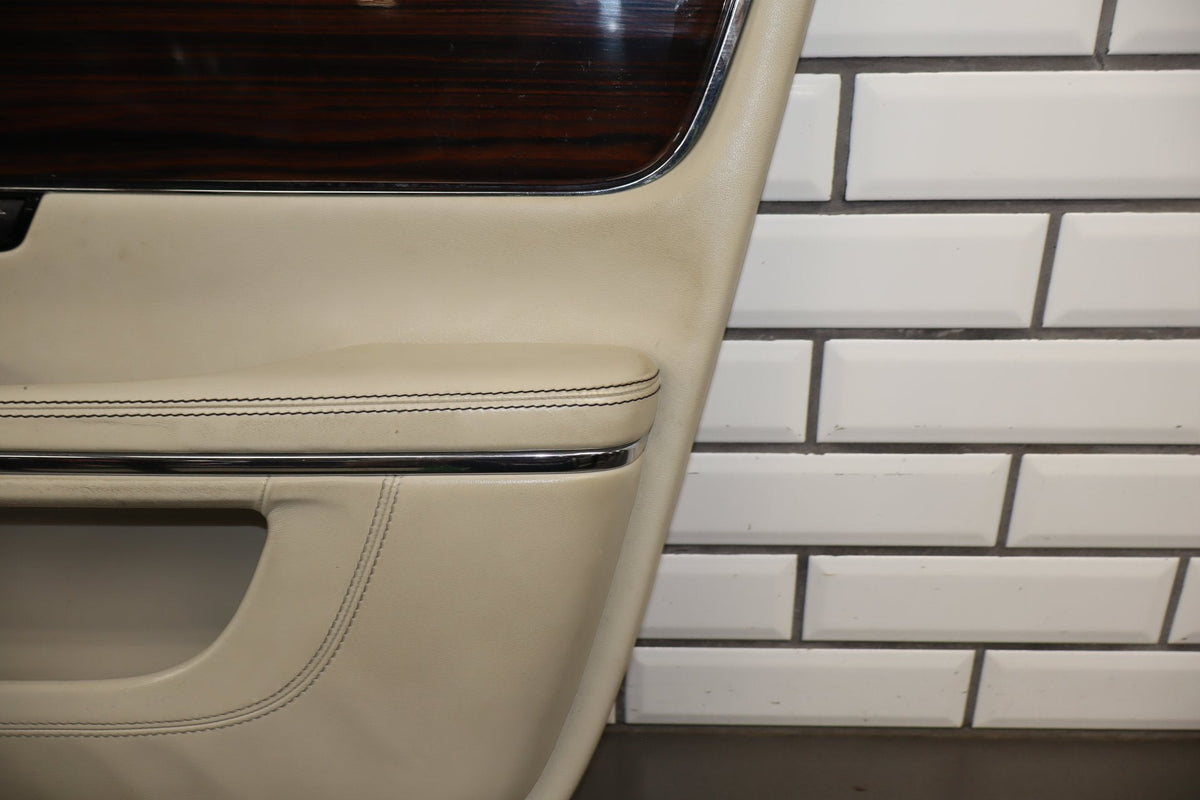 2010-2013 Jaguar XJ L Portfolio Right Front Interior Trim Panel Ivory IVNA