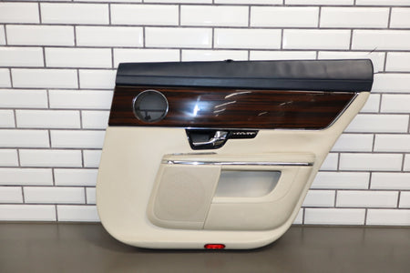 2010-2013 Jaguar XJ L Portfolio Right Rear Door Panel Ivory IVNA