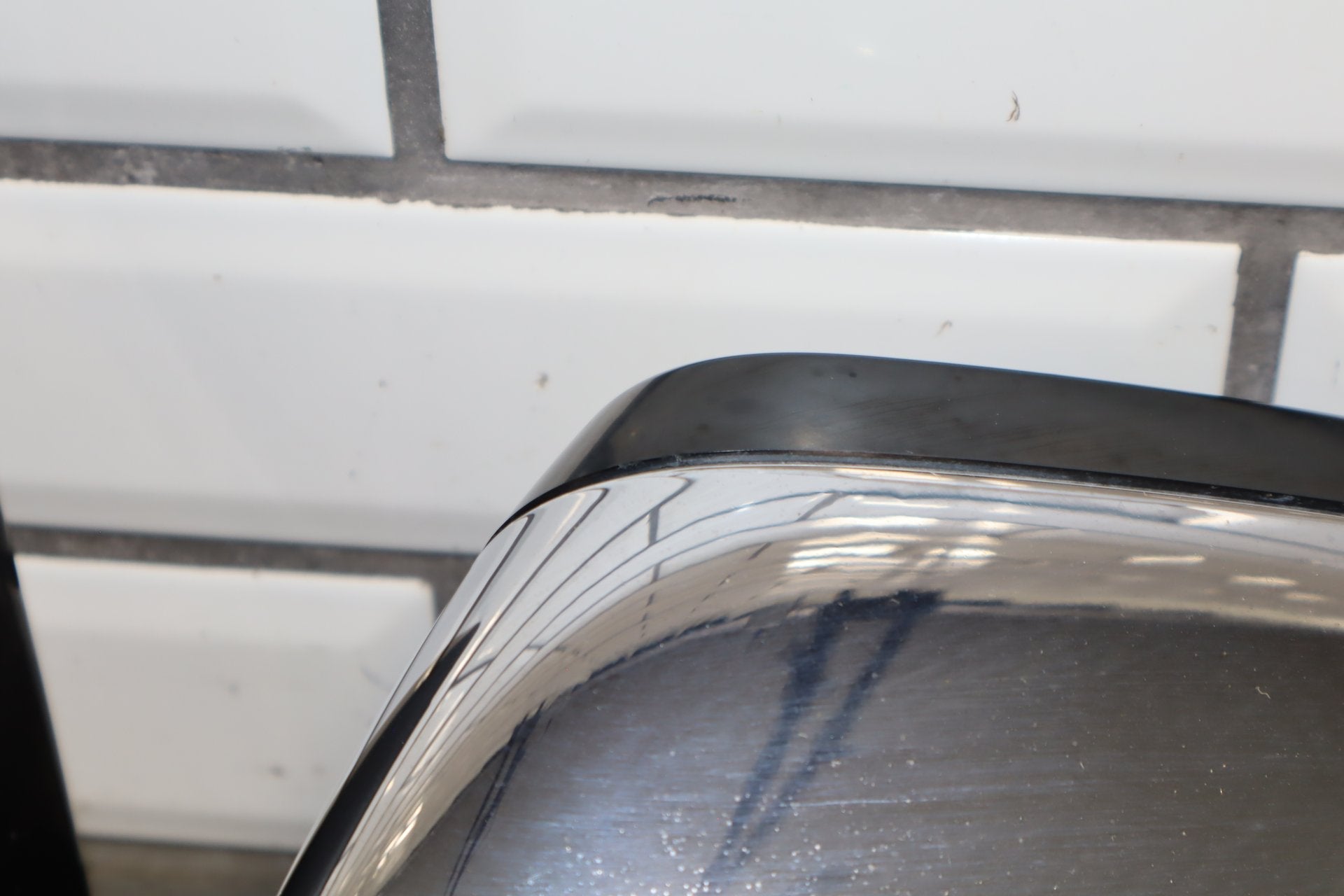 2010-2013 Jaguar XJ Left Door Mirror Rhodium Silver RDSL