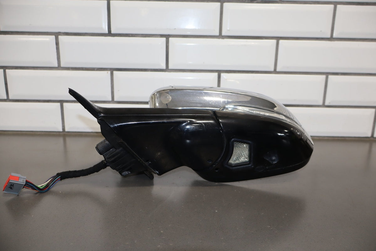 2010-2013 Jaguar XJ Left Door Mirror Rhodium Silver RDSL