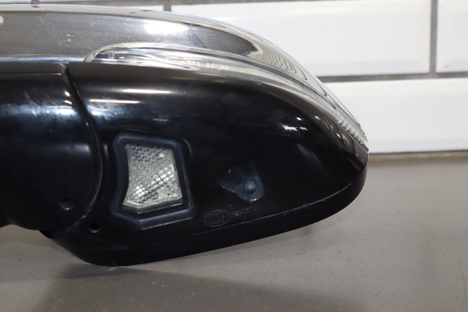 2010-2013 Jaguar XJ Left Door Mirror Rhodium Silver RDSL