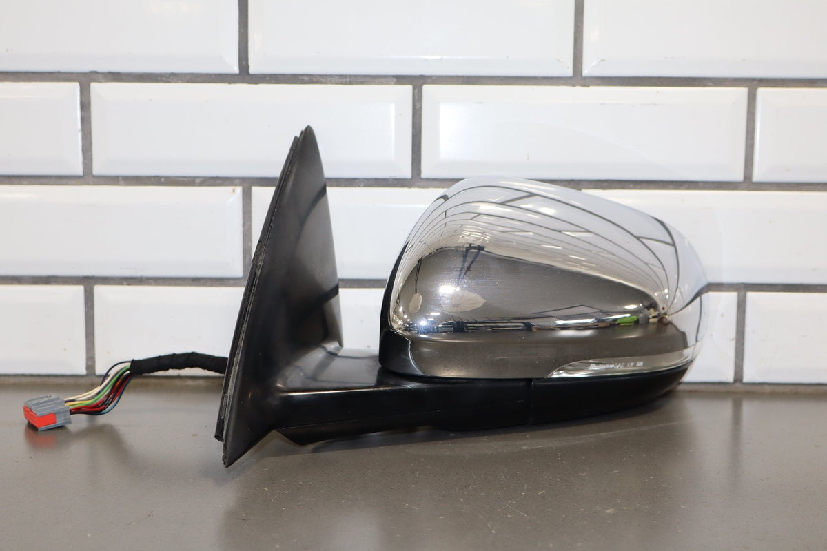 2010-2013 Jaguar XJ Left Door Mirror Rhodium Silver RDSL