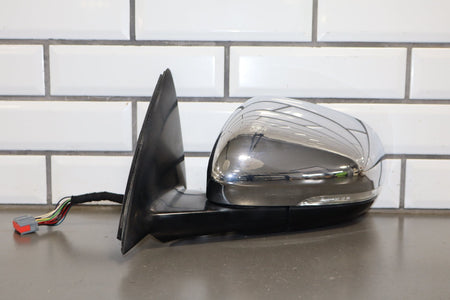2010-2013 Jaguar XJ Left Door Mirror Rhodium Silver RDSL