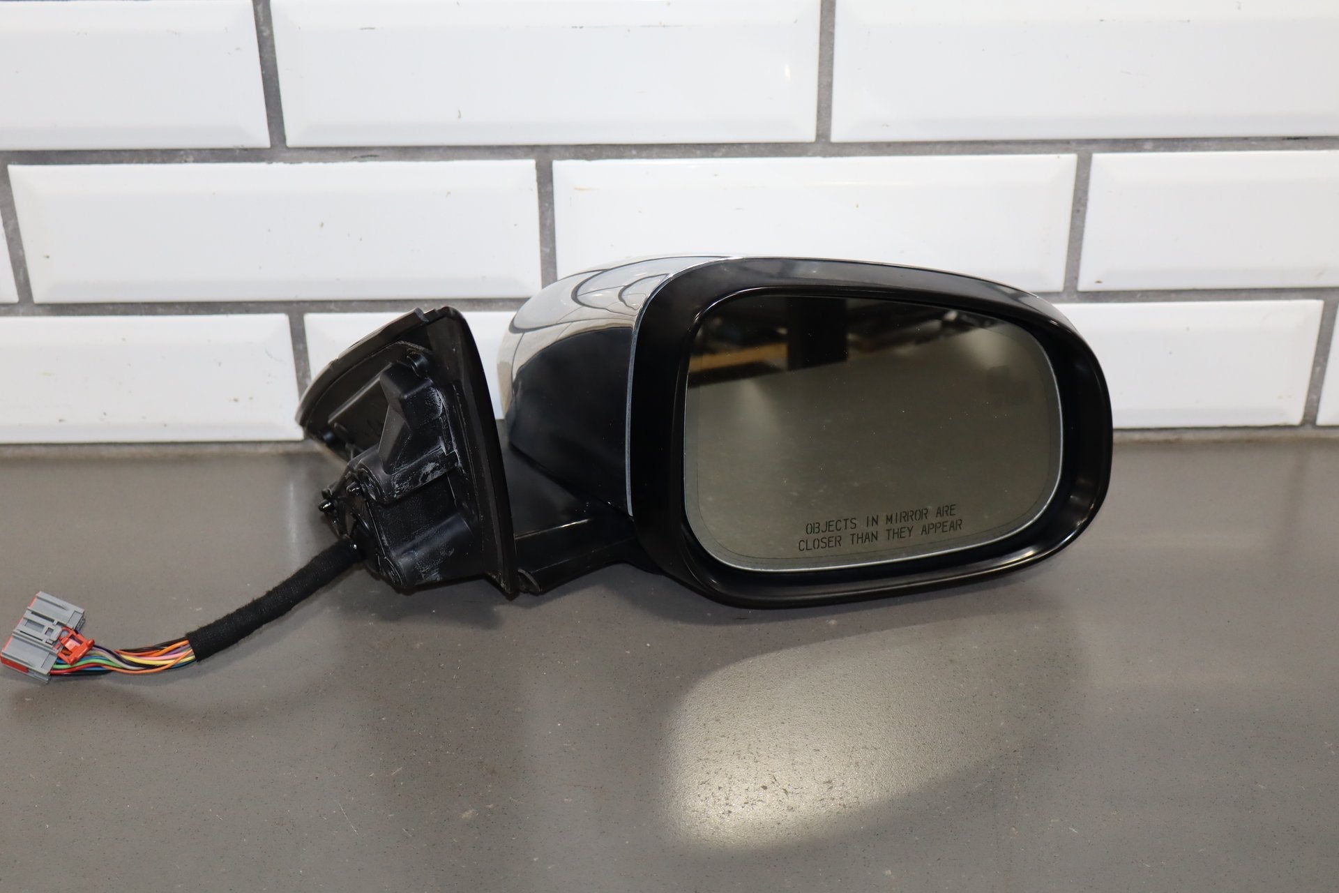 2010-2013 Jaguar XJ Right Door Mirror Rhodium Silver RDSL