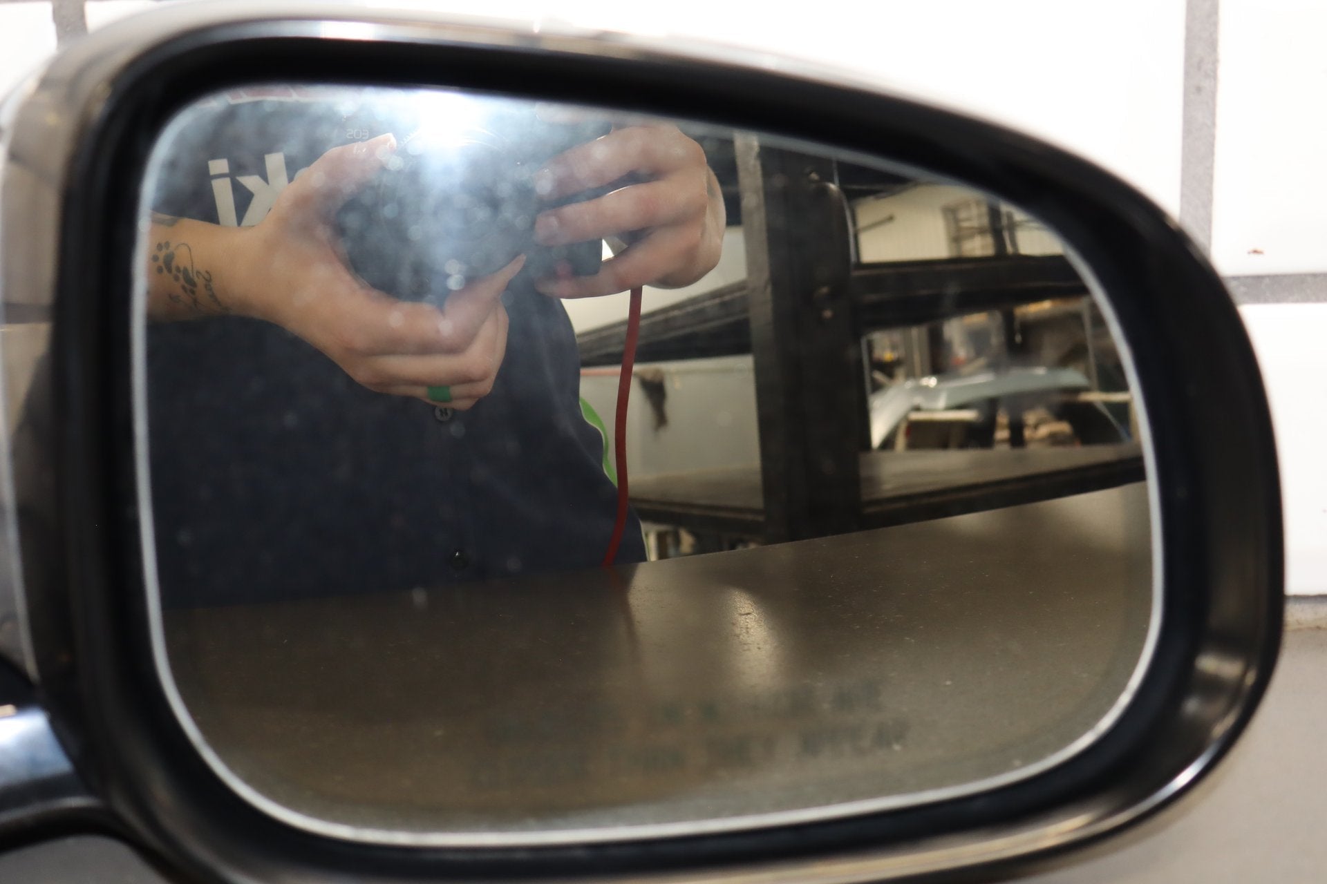 2010-2013 Jaguar XJ Right Door Mirror Rhodium Silver RDSL