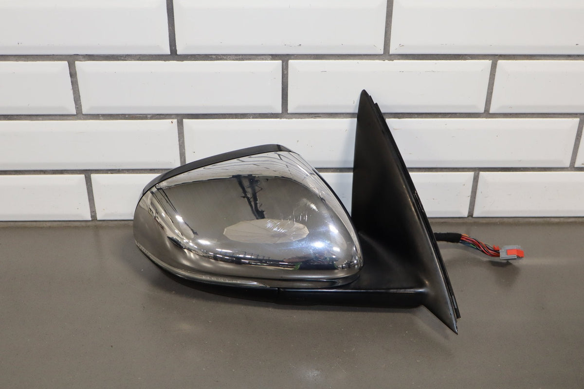 2010-2013 Jaguar XJ Right Door Mirror Rhodium Silver RDSL