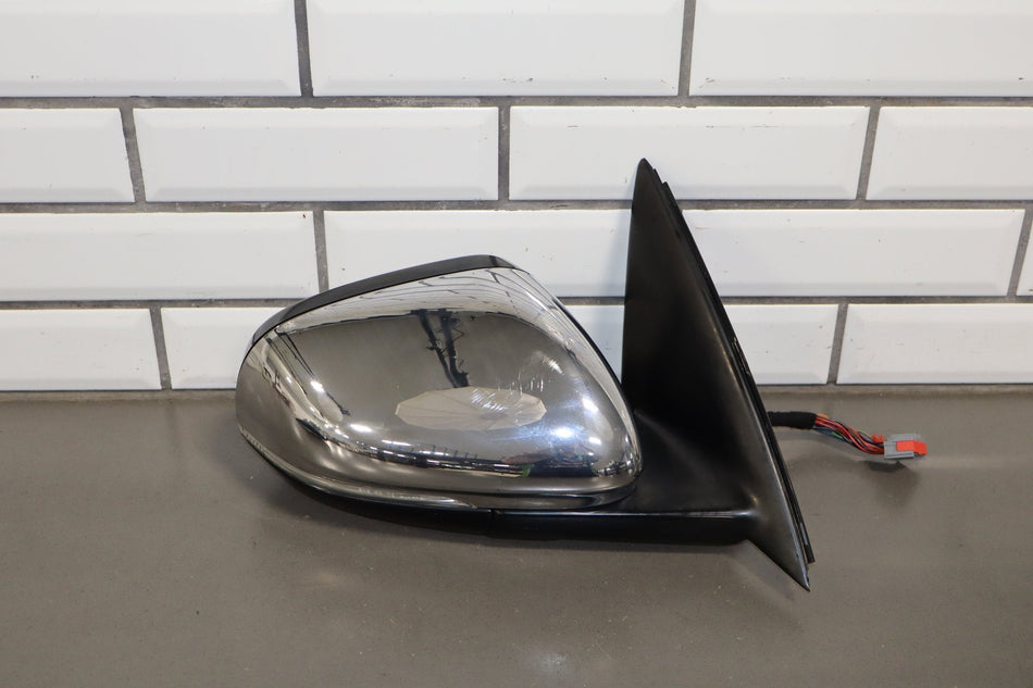 2010-2013 Jaguar XJ Right Door Mirror Rhodium Silver RDSL