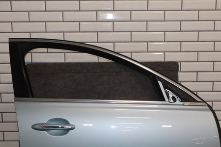2010-2013 Jaguar XJ Right Front Door Rhodium Silver RDSL