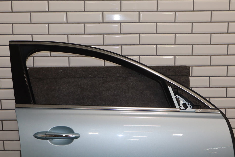 2010-2013 Jaguar XJ Right Front Door Rhodium Silver RDSL