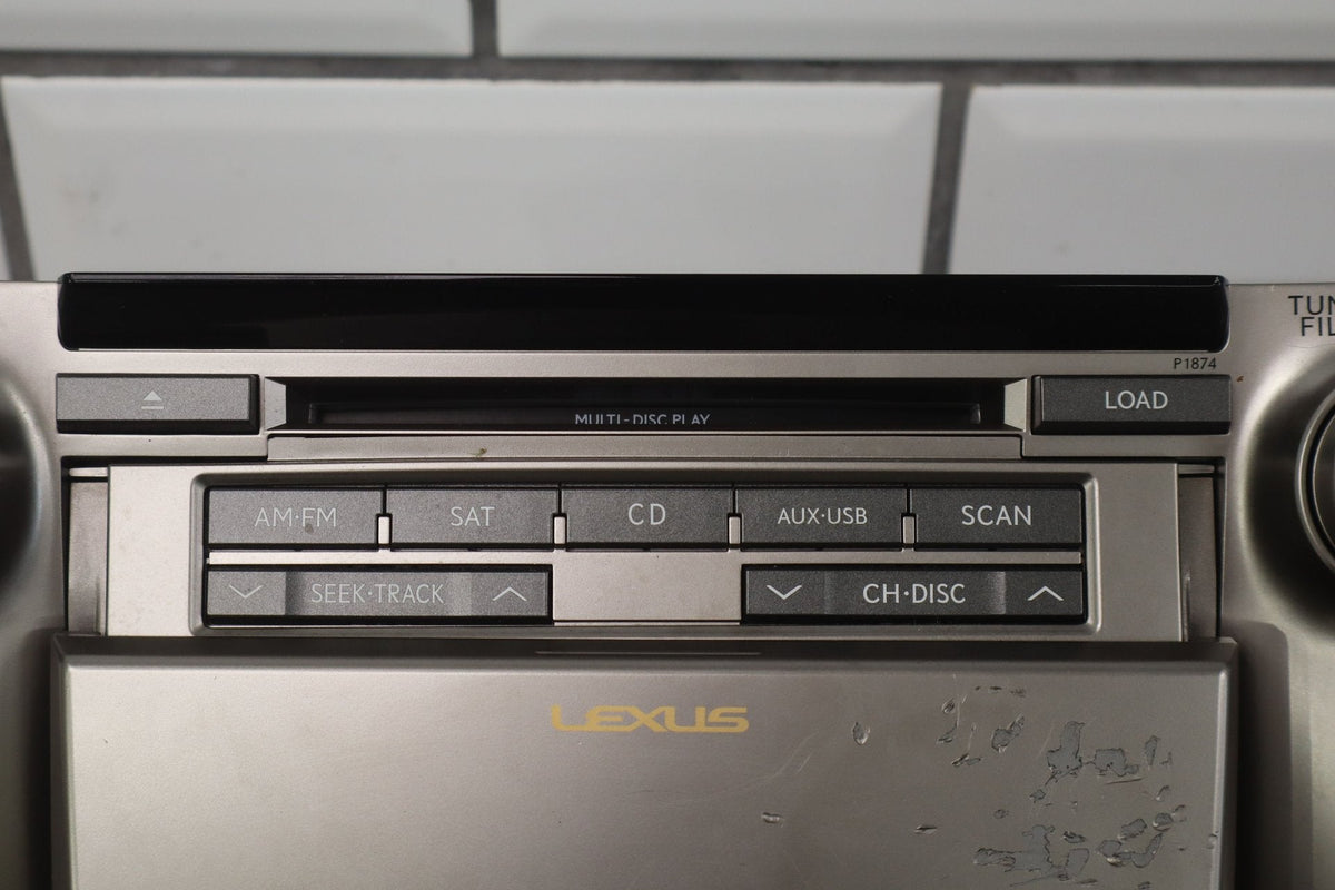 2010-2013 Lexus GX460 In-Dash Radio AM-FM-CD Receiver *Scratched Door*