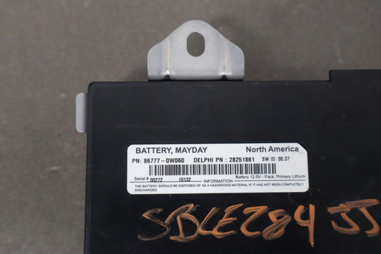 2010 - 2013 Lexus GX460 Mayday Battery Control Module