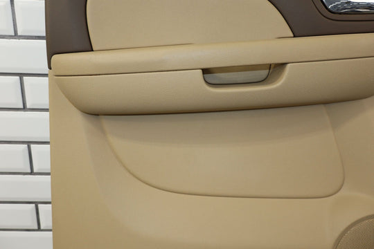 2010 - 2014 Chevy Suburban Left Rear Interior Door Trim Panel (Cashmere 333)