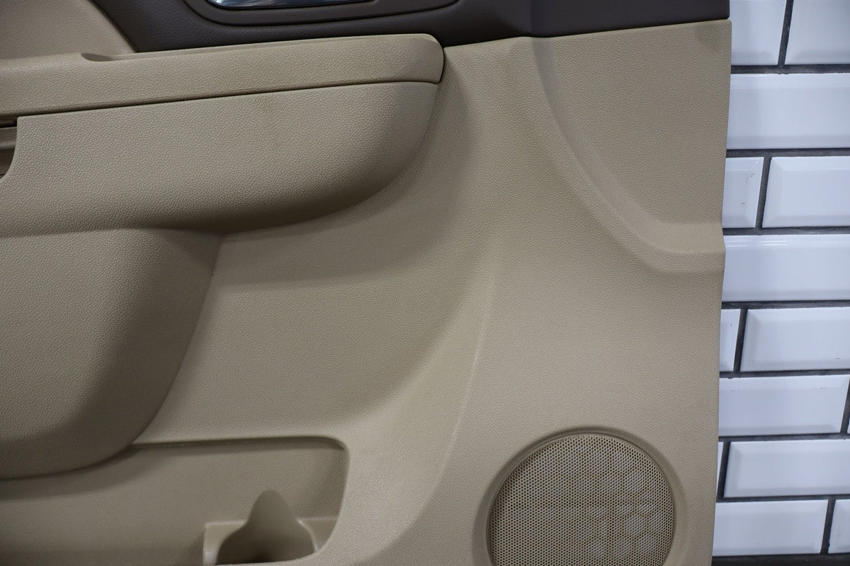 2010-2014 Suburban Tahoe LH Driver Front Door Interior Trim Panel Cashmere