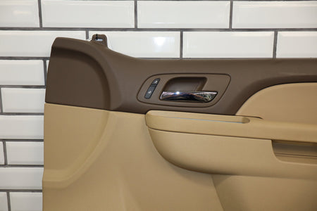 2010-2014 Suburban Tahoe RH Passenger Front Door Interior Trim Panel Cashmere