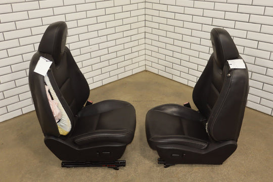 2010 - 2015 Chevrolet Camaro SS Convertible Leather Seats Set Black Heated