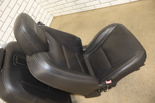 2010 - 2015 Chevrolet Camaro SS Convertible Leather Seats Set Black Heated