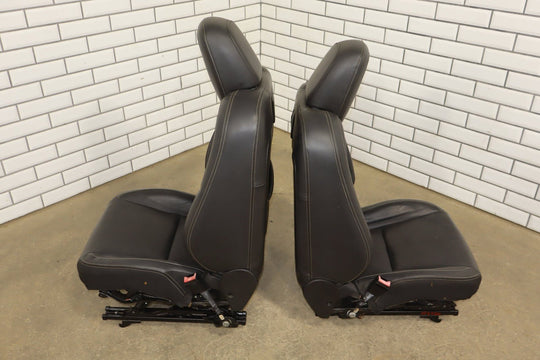2010 - 2015 Chevrolet Camaro SS Convertible Leather Seats Set Black Heated