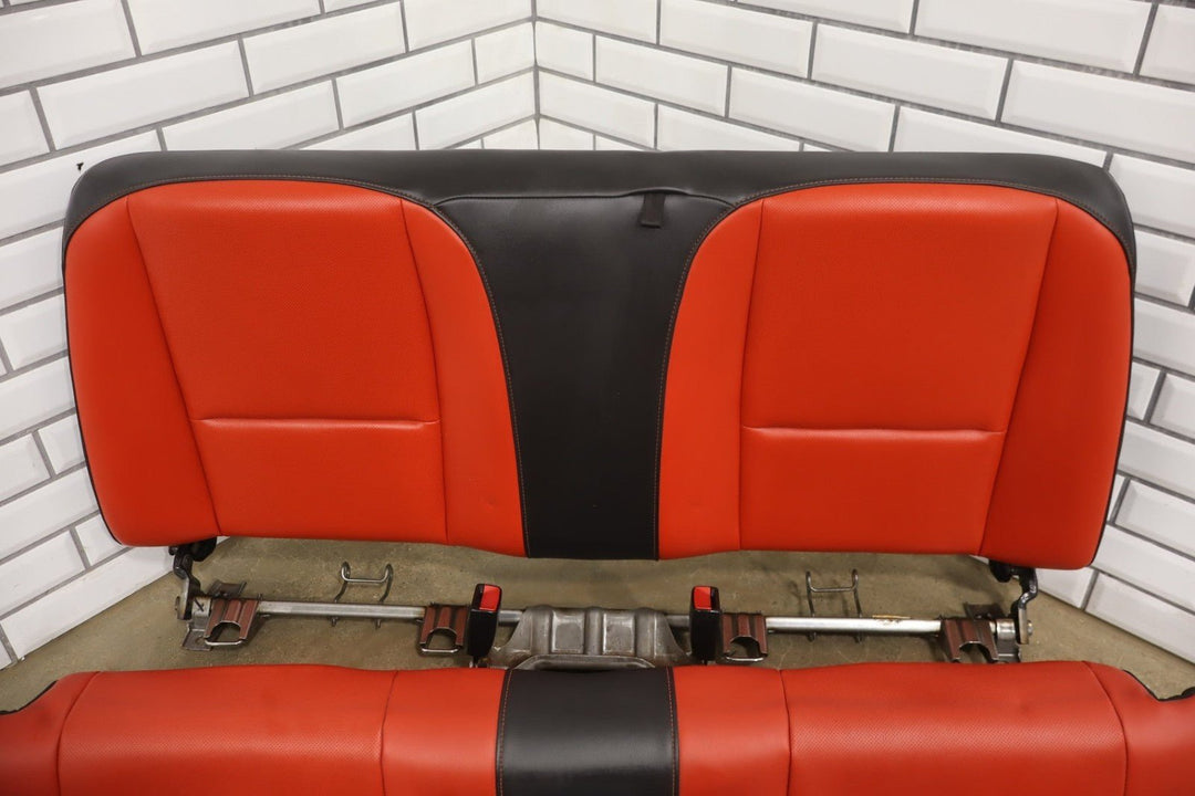 2010 - 2015 Chevrolet Camaro SS Coupe Orange Leather Seat Set with Console