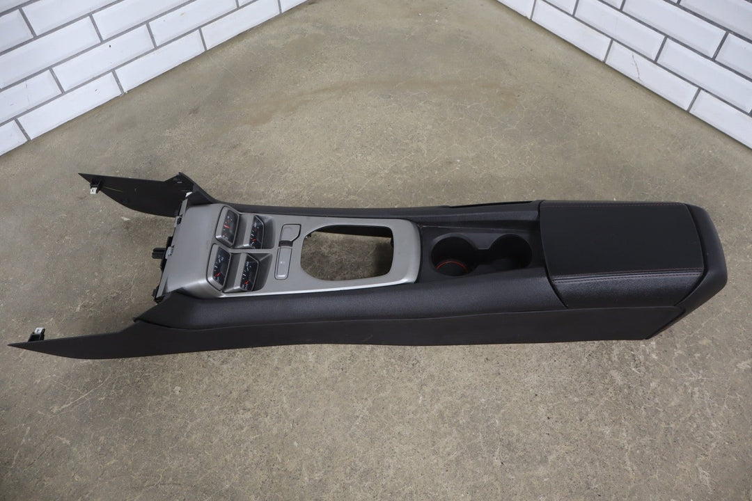 2010 - 2015 Chevrolet Camaro SS Coupe Orange Leather Seat Set with Console