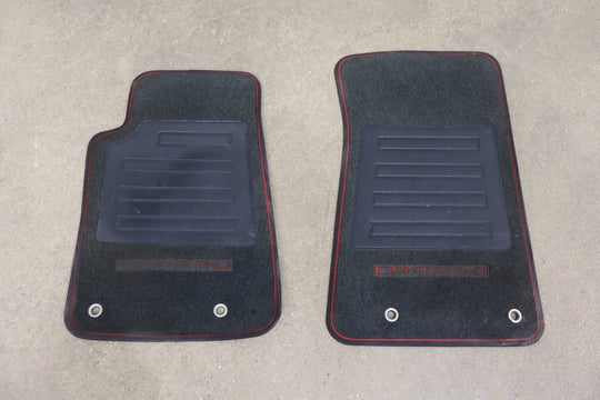 2010 - 2015 Chevrolet Camaro SS Coupe Orange Leather Seat Set with Console