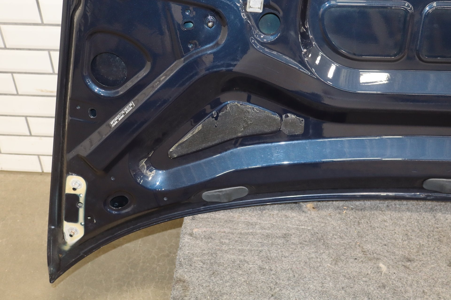 2010-2016 Porsche Panamera 4 S Hood Dark Blue Metallic N4