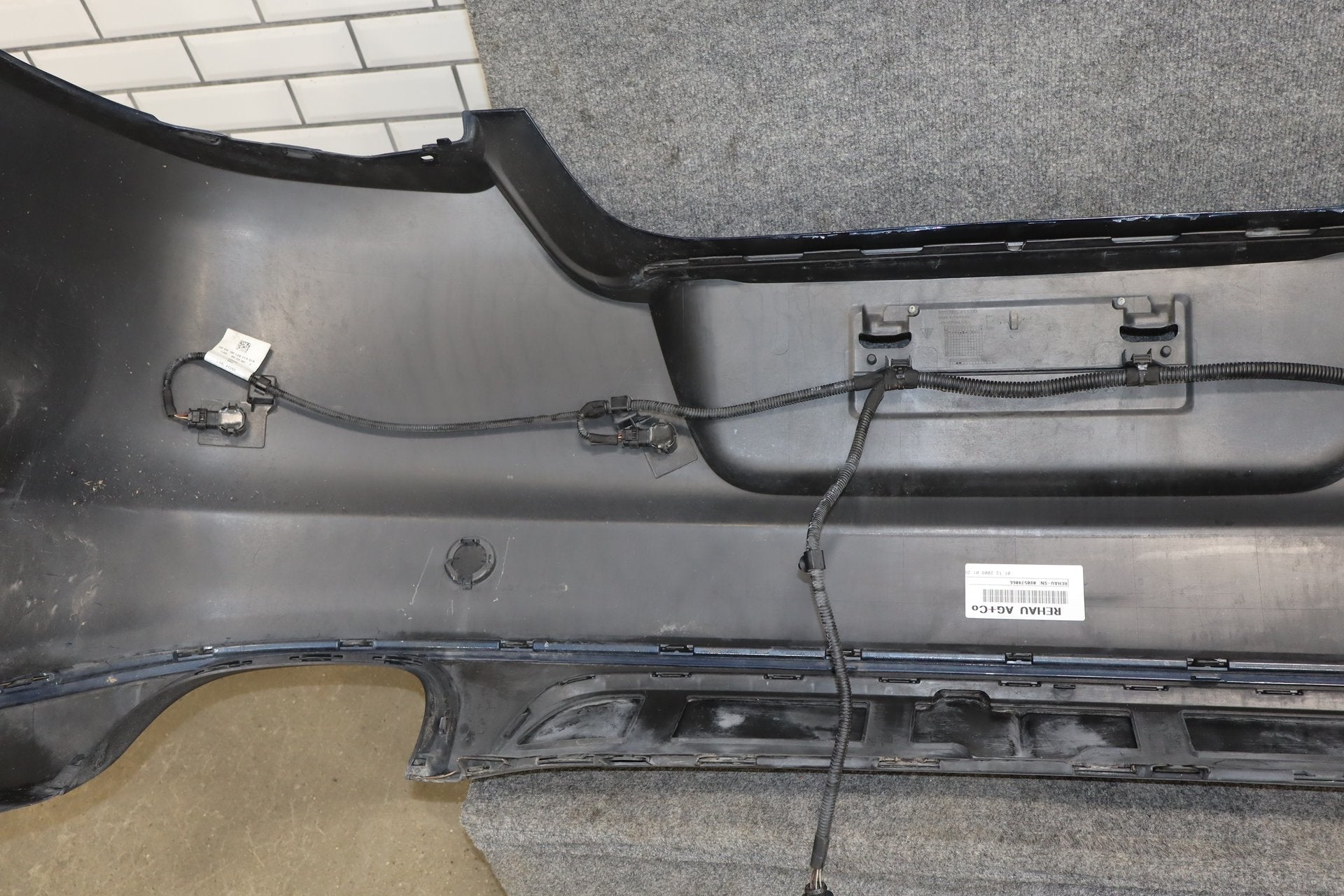 2010-2016 Porsche Panamera 4 S Rear Bumper Dark Blue Metallic N4