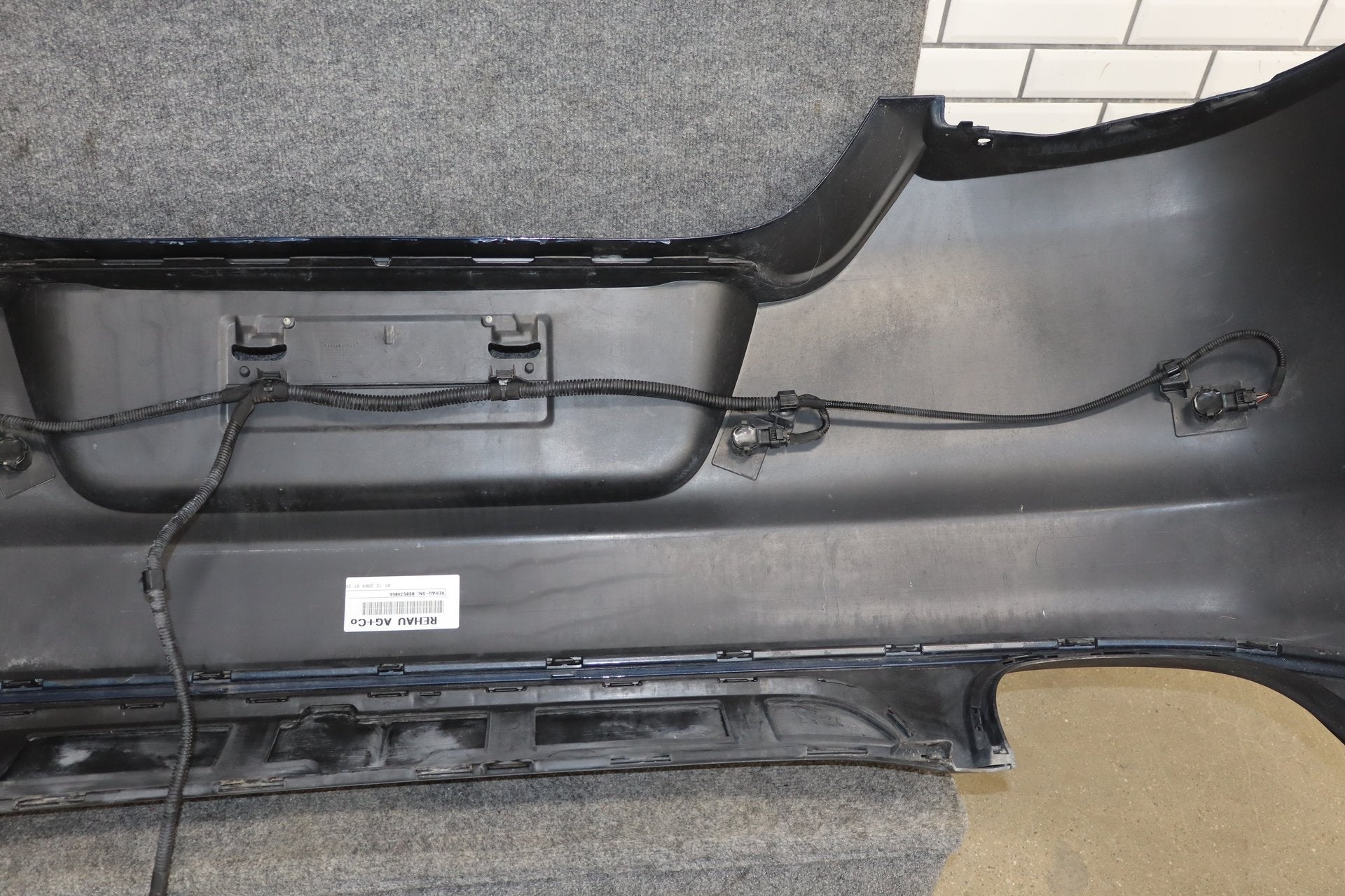 2010-2016 Porsche Panamera 4 S Rear Bumper Dark Blue Metallic N4