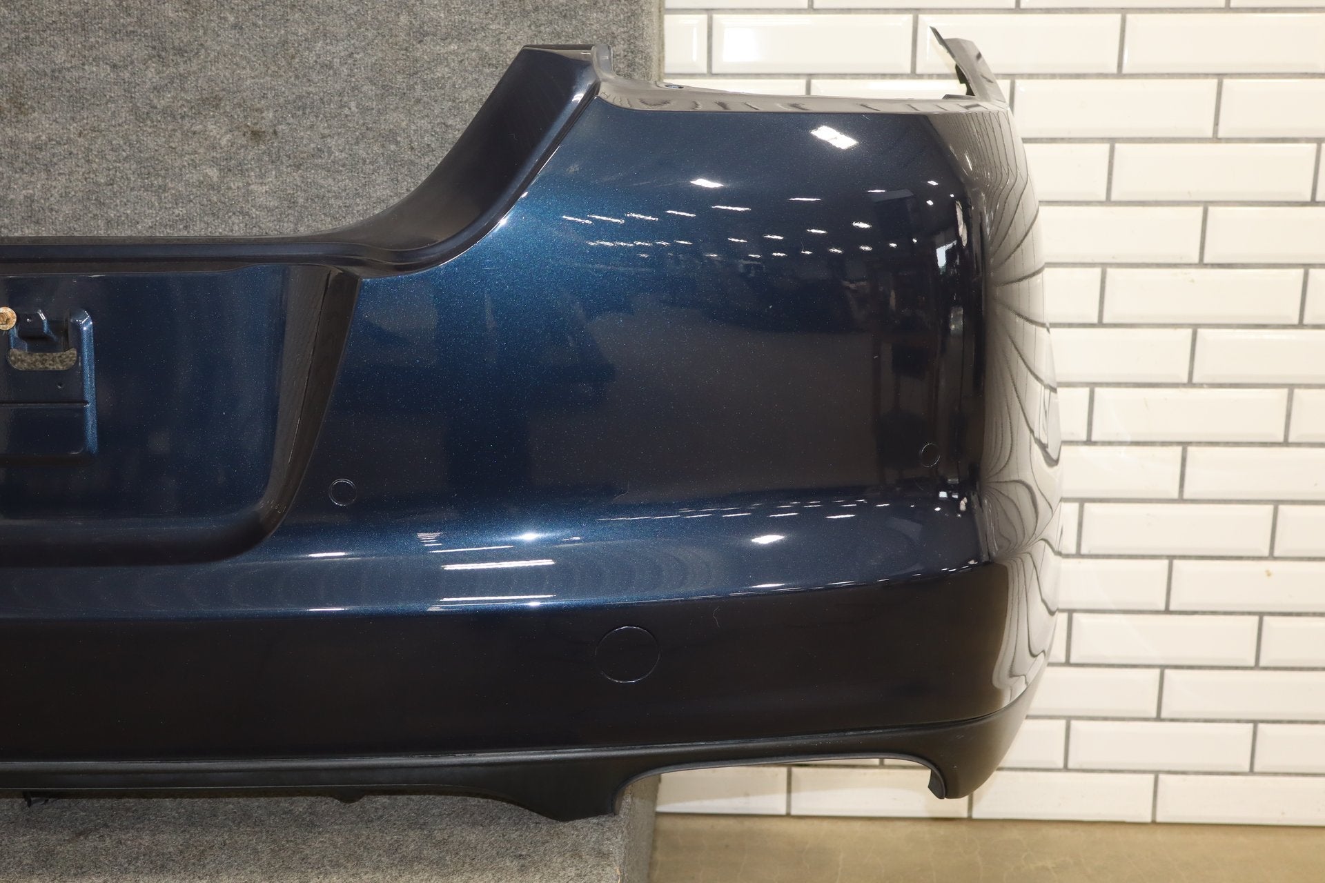 2010-2016 Porsche Panamera 4 S Rear Bumper Dark Blue Metallic N4
