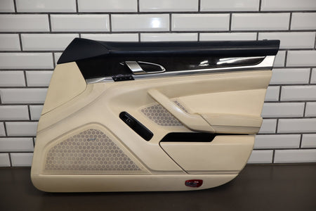 2010-2016 Porsche Panamera 4 S Right Front Interior Trim Panel Yachting Blue/ Cream BD