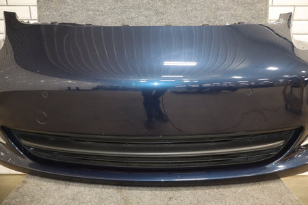 2010-2016 Porsche Panamera 970 Loaded Front Bumper w/Lights Dark Blue Metallic