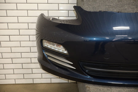 2010-2016 Porsche Panamera 970 Loaded Front Bumper w/Lights Dark Blue Metallic