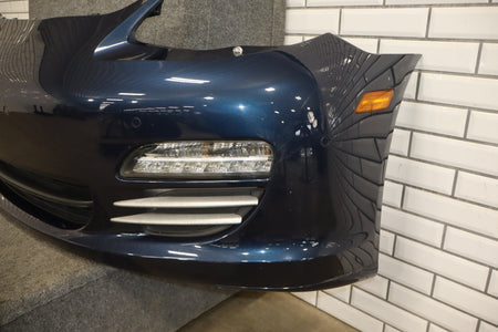 2010-2016 Porsche Panamera 970 Loaded Front Bumper w/Lights Dark Blue Metallic