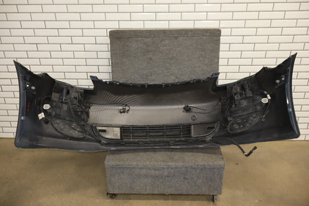 2010-2016 Porsche Panamera 970 Loaded Front Bumper w/Lights Dark Blue Metallic