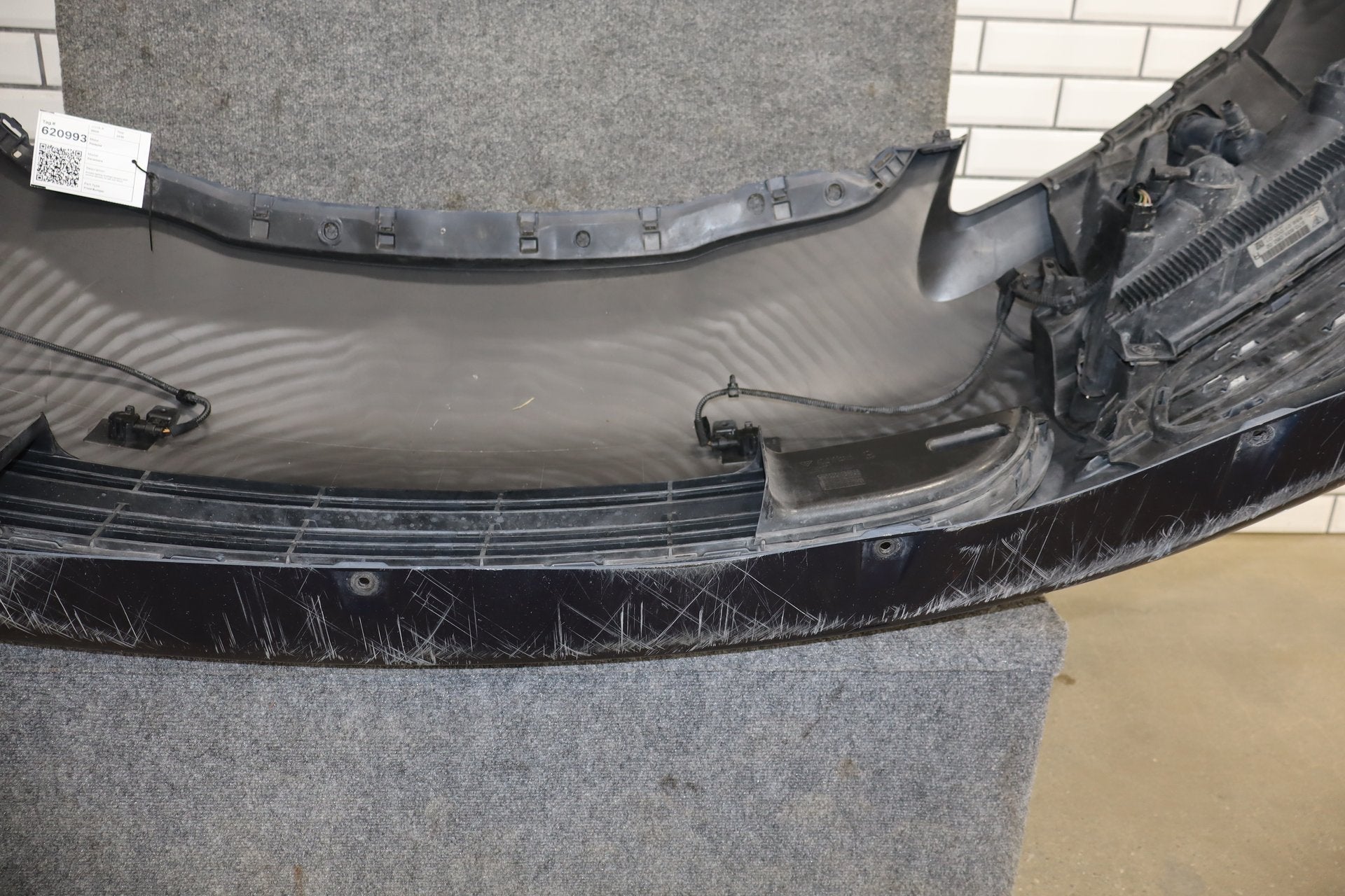 2010-2016 Porsche Panamera 970 Loaded Front Bumper w/Lights Dark Blue Metallic