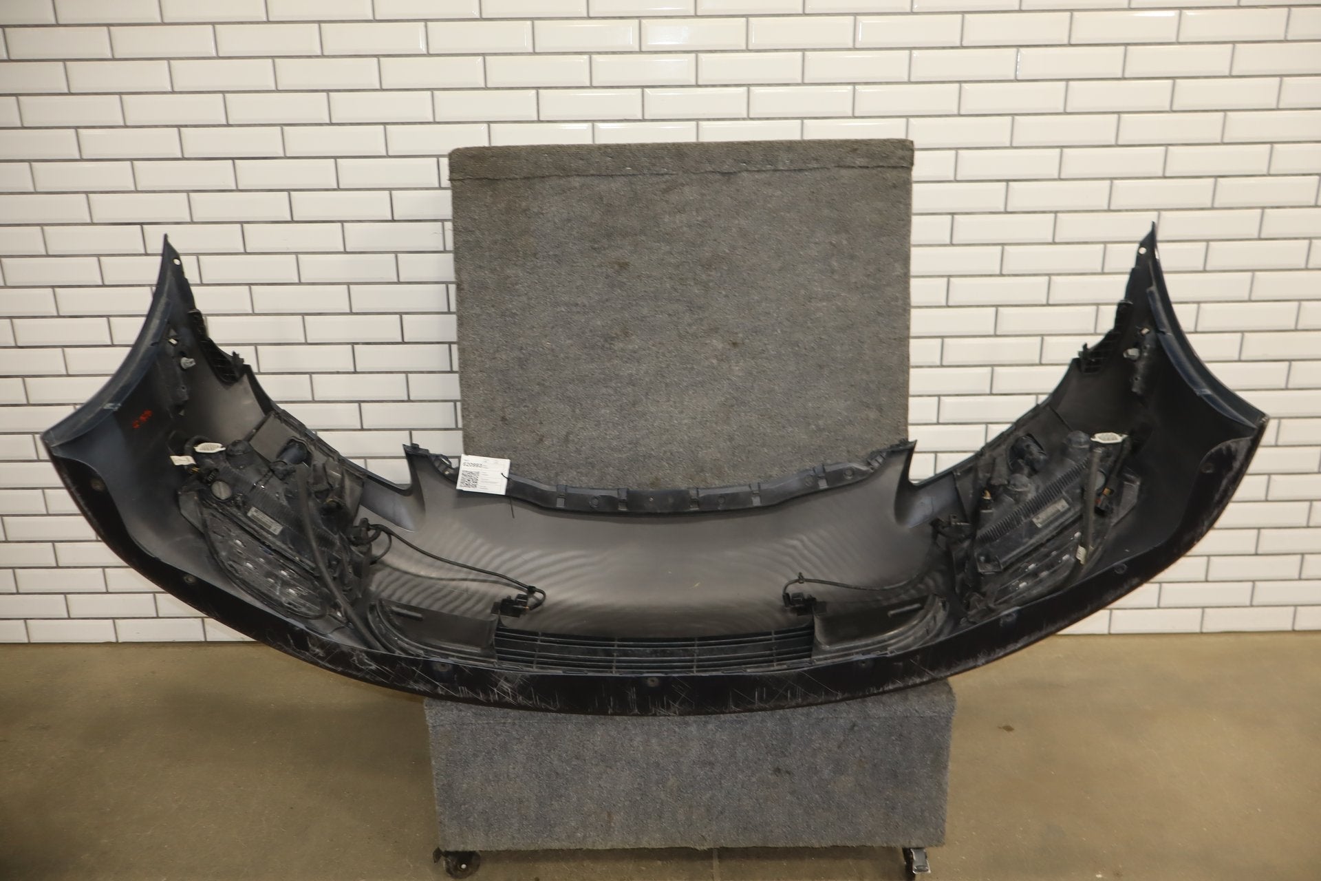 2010-2016 Porsche Panamera 970 Loaded Front Bumper w/Lights Dark Blue Metallic