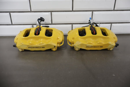 2010-2016 Porsche Panamera Carbon Ceramic Brake Set Calipers/Rotors OEM Tested