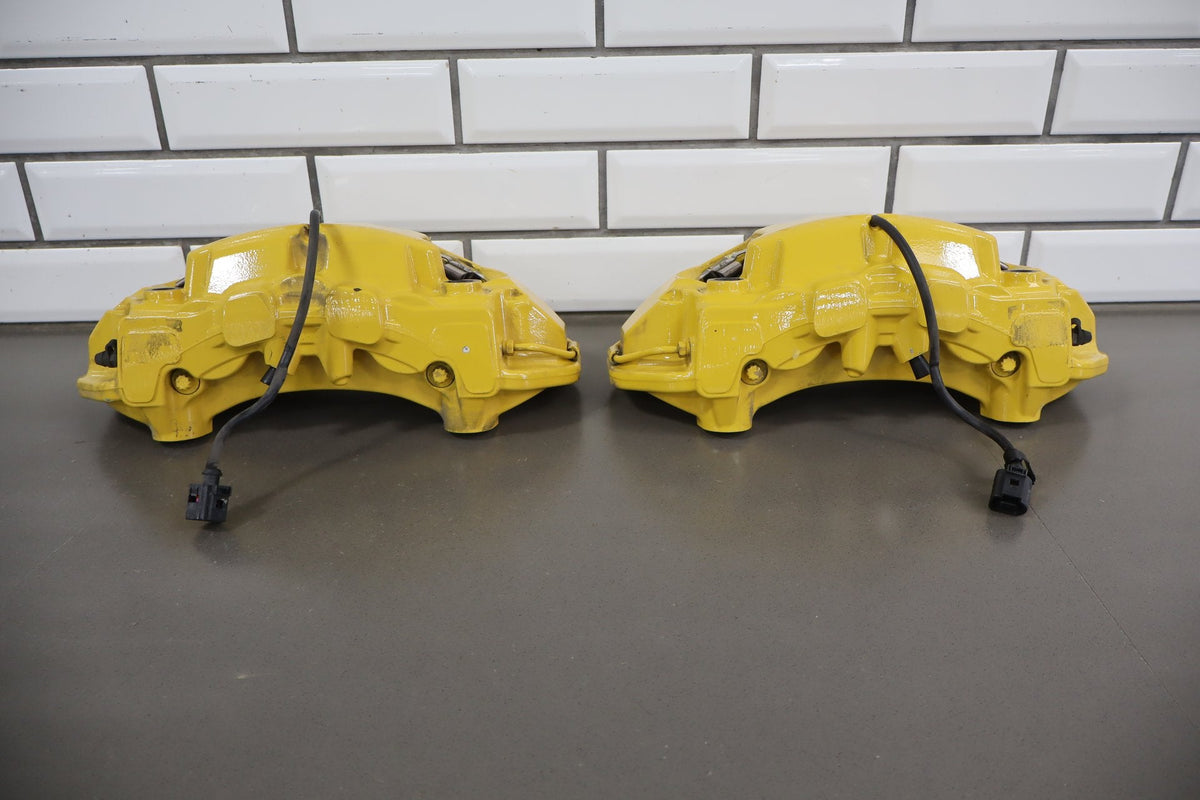 2010-2016 Porsche Panamera Carbon Ceramic Brake Set Calipers/Rotors OEM Tested
