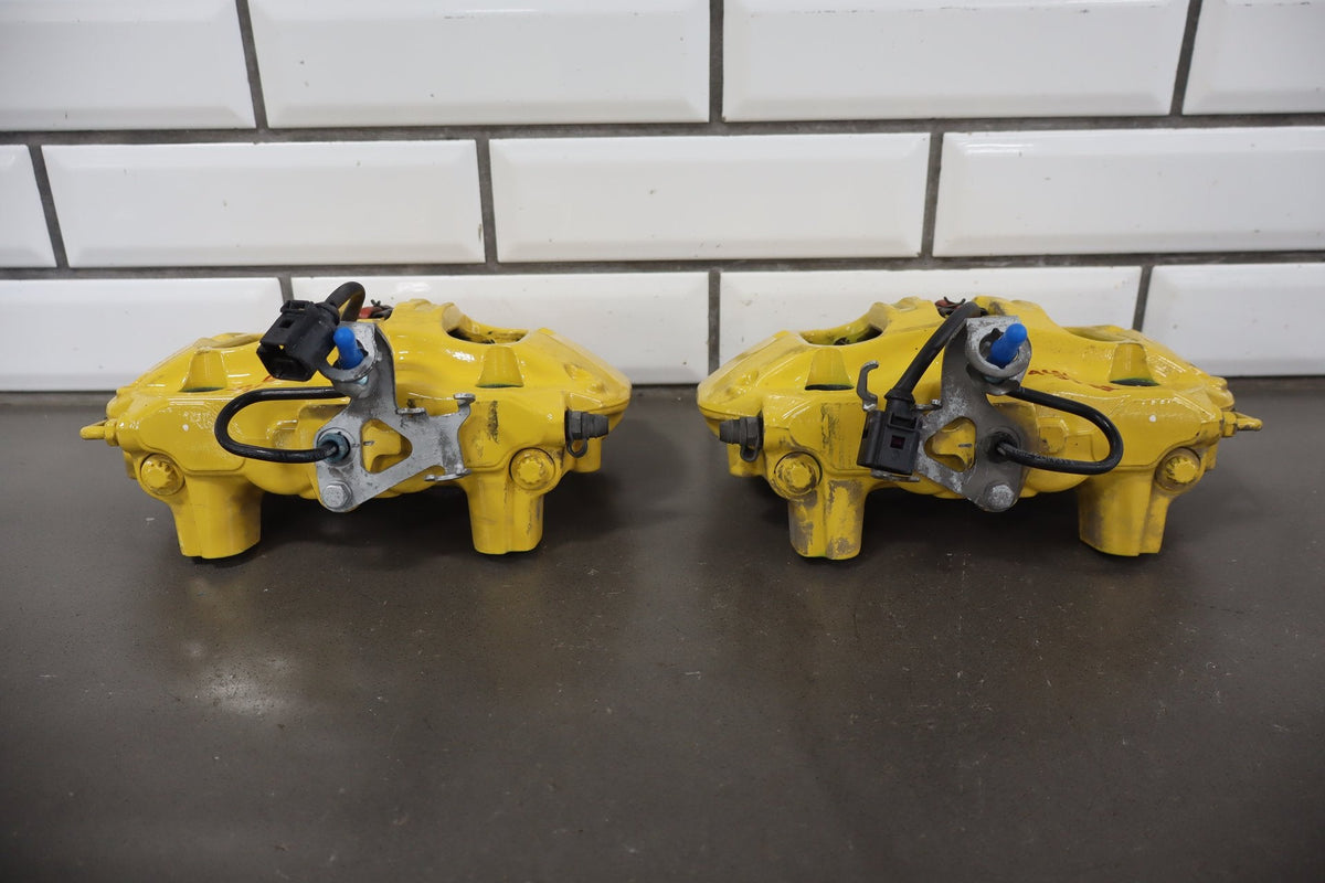 2010-2016 Porsche Panamera Carbon Ceramic Brake Set Calipers/Rotors OEM Tested