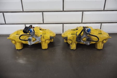 2010-2016 Porsche Panamera Carbon Ceramic Brake Set Calipers/Rotors OEM Tested