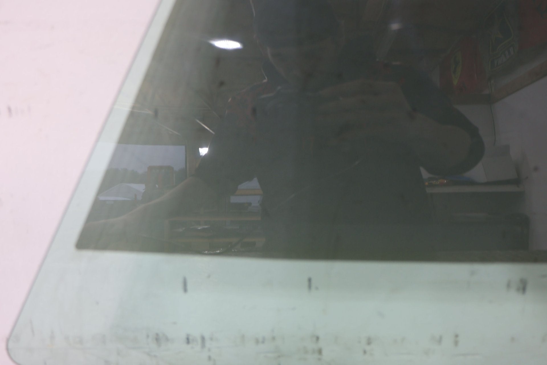 2010 ASTON- Left Front Door Window