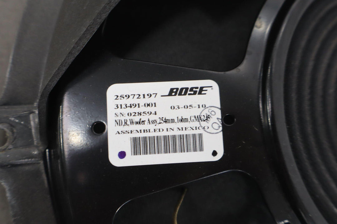 2010 C6 Corvette Grand Sport LH&RH Pair Bose Door Speakers