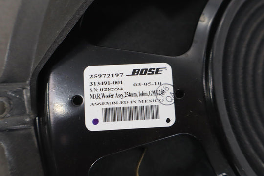 2010 C6 Corvette Grand Sport LH&RH Pair Bose Door Speakers