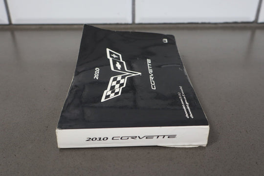 2010 C6 Corvette Owners Manual W/Navigation System Manual